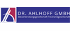 Logo Dr. Ahlhoff GmbH